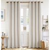 image:imageDriftAway Farmhouse Stripe Blackout Curtains Grommet W52xL84 Loden GreenG Navy Stripe