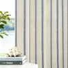 image:imageDriftAway Farmhouse Stripe Blackout Curtains Grommet W52xL84 Loden GreenG Navy Stripe