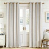 image:imageDriftAway Farmhouse Stripe Blackout Curtains Grommet W52xL84 Loden GreenG Navy Stripe