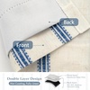 image:imageDriftAway Farmhouse Stripe Blackout Curtains Grommet W52xL84 Loden GreenG Navy Stripe