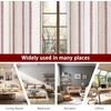 image:imageDriftAway Farmhouse Stripe Blackout Curtains Grommet W52xL84 Loden GreenG Red Stripe