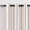 image:imageDriftAway Farmhouse Stripe Blackout Curtains Grommet W52xL84 Loden GreenG Red Stripe