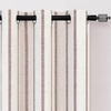 image:imageDriftAway Farmhouse Stripe Blackout Curtains Grommet W52xL84 Loden GreenG Red Stripe