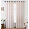 image:imageDriftAway Farmhouse Stripe Blackout Curtains Grommet W52xL84 Loden GreenG Red Stripe
