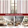 image:imageDriftAway Farmhouse Stripe Blackout Curtains Grommet W52xL84 Loden GreenG Red Stripe