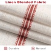 image:imageDriftAway Farmhouse Stripe Blackout Curtains Grommet W52xL84 Loden GreenG Red Stripe