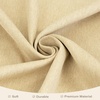 image:imageDriftAway Faux Linen Textured Solid Color Blackout Tie Up Curtain for Kitchen Decorative Adjustable Balloon Rod Pocket Window Linen Curtains for Small Window 42 Inch by 63 Inch Dusty BlueBeige