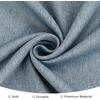 image:imageDriftAway Faux Linen Textured Solid Color Blackout Tie Up Curtain for Kitchen Decorative Adjustable Balloon Rod Pocket Window Linen Curtains for Small Window 42 Inch by 63 Inch Dusty BlueDusty Blue