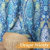 image:imageDriftAway Floral Red Curtains for Bedroom 80 Blackout Thermal Insulated Lined Double Layer Vintage Peacock Printed Pattern Darkening Drapes for Living Room Grommet 2 Panels 52 Inch by 84 Inch RedTeal