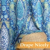 image:imageDriftAway Floral Red Curtains for Bedroom 80 Blackout Thermal Insulated Lined Double Layer Vintage Peacock Printed Pattern Darkening Drapes for Living Room Grommet 2 Panels 52 Inch by 84 Inch RedTeal