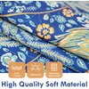 image:imageDriftAway Floral Red Curtains for Bedroom 80 Blackout Thermal Insulated Lined Double Layer Vintage Peacock Printed Pattern Darkening Drapes for Living Room Grommet 2 Panels 52 Inch by 84 Inch RedTeal