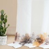 image:imageDriftAway Floral Sheer Curtains for Living Room Purple Flower Printed Light Filtering Curtain Drapes for Bedroom 96 Inches Long 2 Panels Set Rod Pocket Window Treatments Modern Elegant Curtain PurplePattern 7yellow Brown