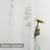 image:imageDriftAway Floral Sheer Curtains for Living Room Purple Flower Printed Light Filtering Curtain Drapes for Bedroom 96 Inches Long 2 Panels Set Rod Pocket Window Treatments Modern Elegant Curtain PurplePattern 2purple