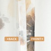 image:imageDriftAway Floral Sheer Curtains for Living Room Purple Flower Printed Light Filtering Curtain Drapes for Bedroom 96 Inches Long 2 Panels Set Rod Pocket Window Treatments Modern Elegant Curtain PurplePattern 7yellow Brown