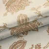 image:imageDriftAway Freda Jacobean Floral Linen Blend Blackout Thermal Insulated Energy Saving Privacy Window Linen Curtain Valance Rod Pocket 2 Layers 2 Pack 52 Inch by 14 Inch Plus 2 Inch Header TaupeTaupe