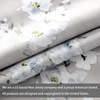 image:imageDriftAway Gray Floral Curtains for Bedroom 84 Inch Length Blue and White Flower Branch Printed Pattern Room Darkening Thermal Insulated Grommet Drapes for Living Room 2 Panels Gray Blue and WhiteBlue Gray