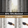 image:imageDriftAway Gray Floral Curtains for Bedroom 84 Inch Length Blue and White Flower Branch Printed Pattern Room Darkening Thermal Insulated Grommet Drapes for Living Room 2 Panels Gray Blue and WhiteBlue Gray