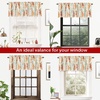image:imageDriftAway Gray and White Shabby Chic 18 Inch Blackout Valances for Windows Bedroom Living Room Rod Pocket Farmhouse Tree Branch Short Topper 1 PanelRust Aqua