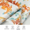 image:imageDriftAway Gray and White Shabby Chic 18 Inch Blackout Valances for Windows Bedroom Living Room Rod Pocket Farmhouse Tree Branch Short Topper 1 PanelRust Aqua