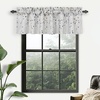 image:imageDriftAway Harper Ink Floral Pattern Window Treatment Valance Curtain Living Room Bedroom Dining Room Rod Pocket 52 Inch by 18 Inch Plus 2 Inch Header Watercolor Painting BeigeLavenderGray