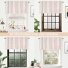 image:imageDriftAway Harper Ink Floral Pattern Window Treatment Valance Curtain Living Room Bedroom Dining Room Rod Pocket 52 Inch by 18 Inch Plus 2 Inch Header Watercolor Painting BeigeBeige
