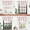 image:imageDriftAway Harper Ink Floral Pattern Window Treatment Valance Curtain Living Room Bedroom Dining Room Rod Pocket 52 Inch by 18 Inch Plus 2 Inch Header Watercolor Painting BeigeBeige