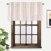 image:imageDriftAway Harper Ink Floral Pattern Window Treatment Valance Curtain Living Room Bedroom Dining Room Rod Pocket 52 Inch by 18 Inch Plus 2 Inch Header Watercolor Painting BeigeBeige