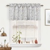 image:imageDriftAway Harper Ink Floral Pattern Window Treatment Valance Curtain Living Room Bedroom Dining Room Rod Pocket 52 Inch by 18 Inch Plus 2 Inch Header Watercolor Painting BeigeLavenderGray