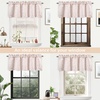 image:imageDriftAway Harper Ink Floral Pattern Window Treatment Valance Curtain Living Room Bedroom Dining Room Rod Pocket 52 Inch by 18 Inch Plus 2 Inch Header Watercolor Painting BeigeBeige