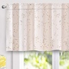 image:imageDriftAway Harper Ink Floral Pattern Window Treatment Valance Curtain Living Room Bedroom Dining Room Rod Pocket 52 Inch by 18 Inch Plus 2 Inch Header Watercolor Painting BeigeBeige