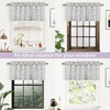 image:imageDriftAway Harper Ink Floral Pattern Window Treatment Valance Curtain Living Room Bedroom Dining Room Rod Pocket 52 Inch by 18 Inch Plus 2 Inch Header Watercolor Painting BeigeLavenderGray