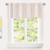 image:imageDriftAway Harper Ink Floral Pattern Window Treatment Valance Curtain Living Room Bedroom Dining Room Rod Pocket 52 Inch by 18 Inch Plus 2 Inch Header Watercolor Painting BeigeBeige