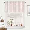 image:imageDriftAway Harper Ink Floral Pattern Window Treatment Valance Curtain Living Room Bedroom Dining Room Rod Pocket 52 Inch by 18 Inch Plus 2 Inch Header Watercolor Painting BeigeBeige