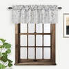 image:imageDriftAway Harper Ink Floral Pattern Window Treatment Valance Curtain Living Room Bedroom Dining Room Rod Pocket 52 Inch by 18 Inch Plus 2 Inch Header Watercolor Painting BeigeLavenderGray