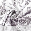 image:imageDriftAway Isla Paisley Floral Pattern Blackout Thermal Insulated Window Curtain Valance Rod Pocket 52 Inch by 18 Inch Plus 2 Inch Header Gray