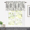 image:imageDriftAway Jacob Linen Blend Blackout Valance for Kitchen 18 Inch Length Scroll Floral Paisley Printed Lined Rod Pocket Room Darkening Linen Curtain Valance for Living Room 52x18 Inch Blue GreenBlack