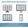 image:imageDriftAway Jacob Linen Blend Blackout Valance for Kitchen 18 Inch Length Scroll Floral Paisley Printed Lined Rod Pocket Room Darkening Linen Curtain Valance for Living Room 52x18 Inch Blue GreenBlue Green