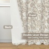 image:imageDriftAway Julia 100 Blackout Curtains Grommet 2 Panels W52xL84 BeigeLinen Camel Beige