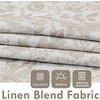 image:imageDriftAway Julia 100 Blackout Curtains Grommet 2 Panels W52xL84 BeigeLinen Camel Beige