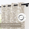 image:imageDriftAway Julia 100 Blackout Curtains Grommet 2 Panels W52xL84 BeigeLinen Camel Beige