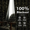 image:imageDriftAway Julia 100 Blackout Curtains Grommet 2 Panels W52xL84 BeigeLinen Camel Beige
