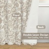 image:imageDriftAway Julia 100 Blackout Curtains Grommet 2 Panels W52xL84 BeigeLinen Camel Beige