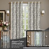 image:imageDriftAway Julia 100 Blackout Curtains Grommet 2 Panels W52xL84 BeigeLinen Gray
