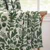 image:imageDriftAway Julia 100 Blackout Curtains Grommet 2 Panels W52xL84 BeigeLinen Loden Green