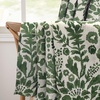 image:imageDriftAway Julia 100 Blackout Curtains Grommet 2 Panels W52xL84 BeigeLinen Loden Green