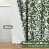image:imageDriftAway Julia 100 Blackout Curtains Grommet 2 Panels W52xL84 BeigeLinen Loden Green