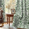 image:imageDriftAway Julia 100 Blackout Curtains Grommet 2 Panels W52xL84 BeigeLinen Loden Green