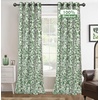 image:imageDriftAway Julia 100 Blackout Curtains Grommet 2 Panels W52xL84 BeigeLinen Loden Green