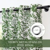 image:imageDriftAway Julia 100 Blackout Curtains Grommet 2 Panels W52xL84 BeigeLinen Loden Green