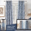 image:imageDriftAway Julia 100 Blackout Curtains Grommet 2 Panels W52xL84 BeigeLinen Navy